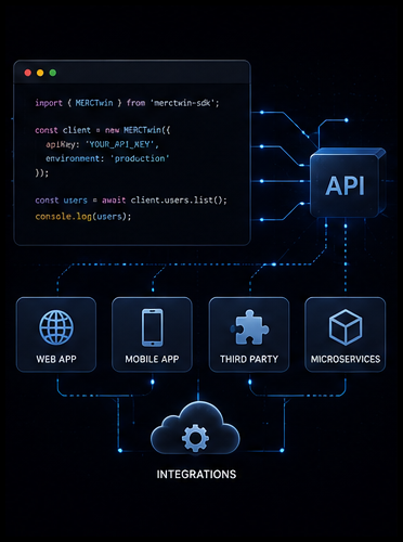 Platform API connecting Client Applications and integrations